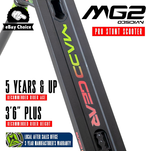 Pro Stunt Scooter Kids 5-12 Lightweight Durable Trick Scooter Skatepark MG2 - Picture 6 of 12