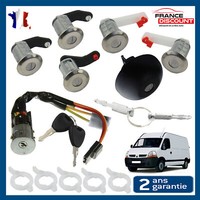 Partsline TüRschloss Set & Lenkradschloss FüR Movano Master Interstar