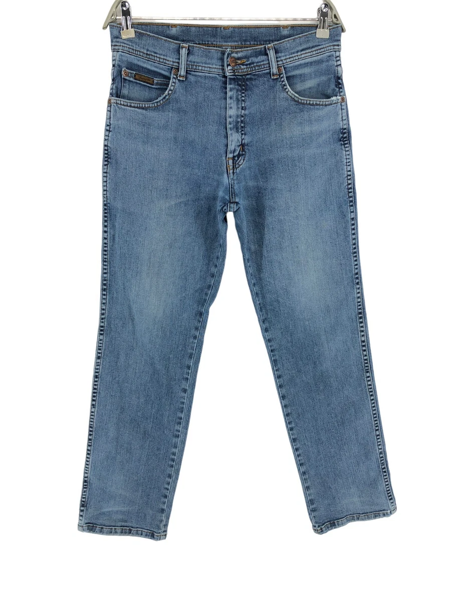 WRANGLER Men TEXAS Stretch Straight Leg Jeans Size W32 L30 | eBay