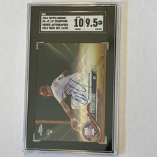 2018 Topps Chrome Gold Refractor /50 JP Crawford #RA-JC RC Auto (SGC 9.5)