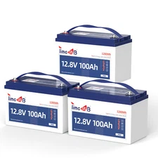 1/3/4 Pack Timeusb 12V 100Ah Pro LiFePO4 Lithium Battery Deep Cycle for Solar RV