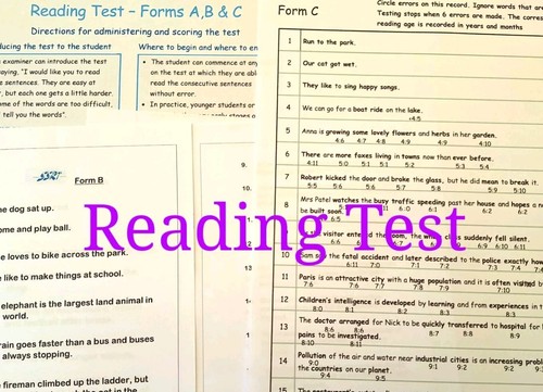 Salford Lesetest Lesealter Bewertung KS1 KS2  - Bild 1 von 3