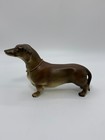 Vintage Lefton Dachshund Weiner Dog Figurine Gold Chain #80521