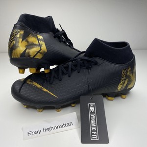 black gold soccer cleats