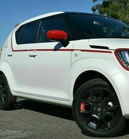 SUZUKI IGNIS 2017> Pegatinas adhesivas adhesivas laterales del cuerpo Set ROJO 990E0-62R91-ROJO - Imagen 3 de 9