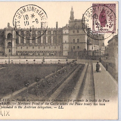 FRANCE Postcard 1919 *ST GERMAIN EN LAYE/CONGRES DE LA PAIX* CDS Peace WW1 PX249 - Picture 3 of 10