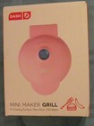 DASH Mini Waffle Maker Machine Pink 4" New In Box