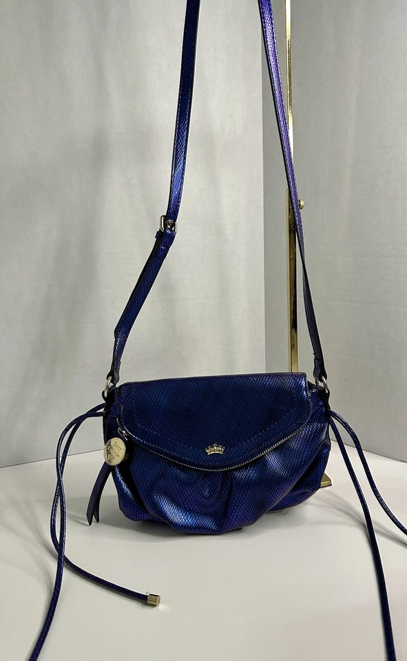 Bolso Cartera JUICY COUTURE AZUL/PÚRPURA IRIDISCENTE Y2K Foto 2 de 4