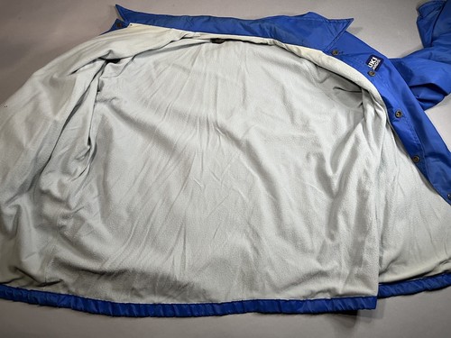 Vintage Suzuki Outboards Swingster Lined Satin Style Jacket Men's XL Blue - Picture 3 of 10
