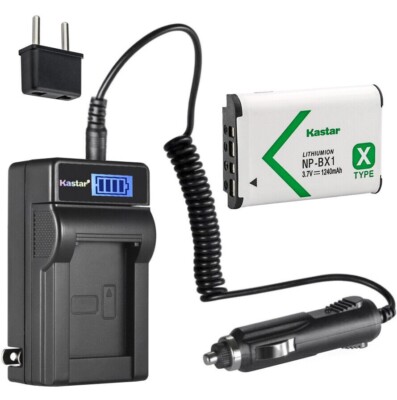 Travel Charger & 1 battery for HDR-AS10 AS15 AS20 AS30 AS50 AS50R AS100V AS200V