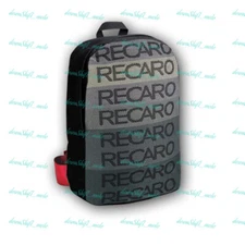 NEW JDM BRIDE RECARO RACING BACKPACK WITH RED RACING HARNESS SHOULDER STRAPS