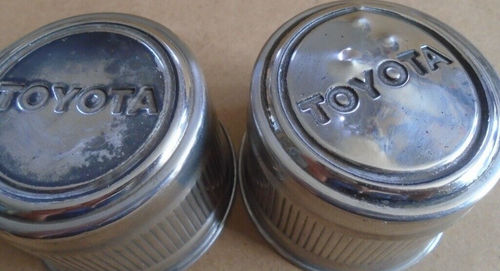 Toyota Chrome Wheel Center Cap Set Of 4 For Toyota Van 1988 Vintage RARE!!!! - Picture 16 of 19
