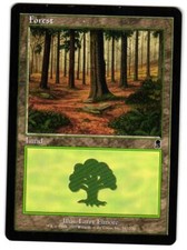 Magic_the_gathering Odyssey Forest (347) #347 2001,MTG,LP Land