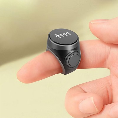 Smart Tasbih Tally Counter Electronic Finger Ring Counter Muslime Ring Geb^^p