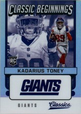 2021 Classics Classic Beginnings Silver #12 Kadarius Toney - FB