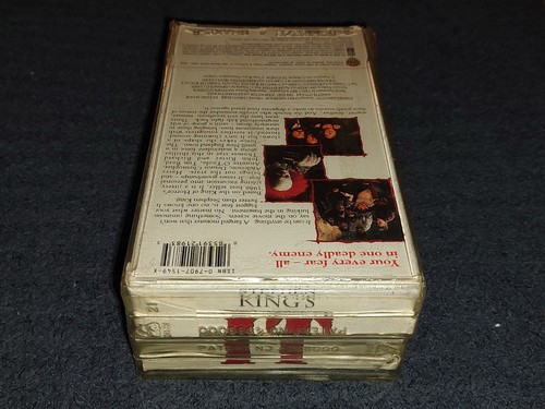 Stephen King's It VHS TV Movie Horror Tim Curry Cult Classic 2 Tape Cut Box - Picture 5 of 8