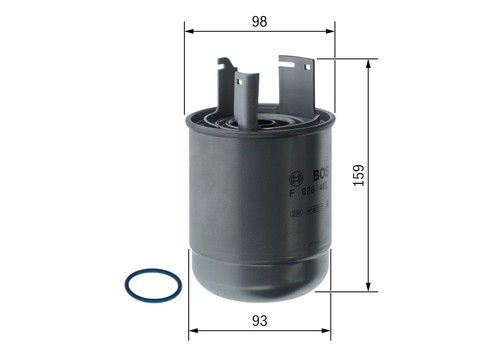 F 026 402 289 ENGINE FUEL FILTER BOSCH FOR RENAULT KADJAR,KOLEOS II - 第 6/11 張圖片