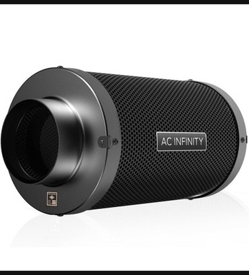 AC Infinity Air Carbon Filter 4'' with Premium Australian Virgin Charcoal Inline