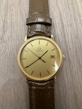 Omega De Ville Quartz Ref. 196.0312.1 Gold Dial