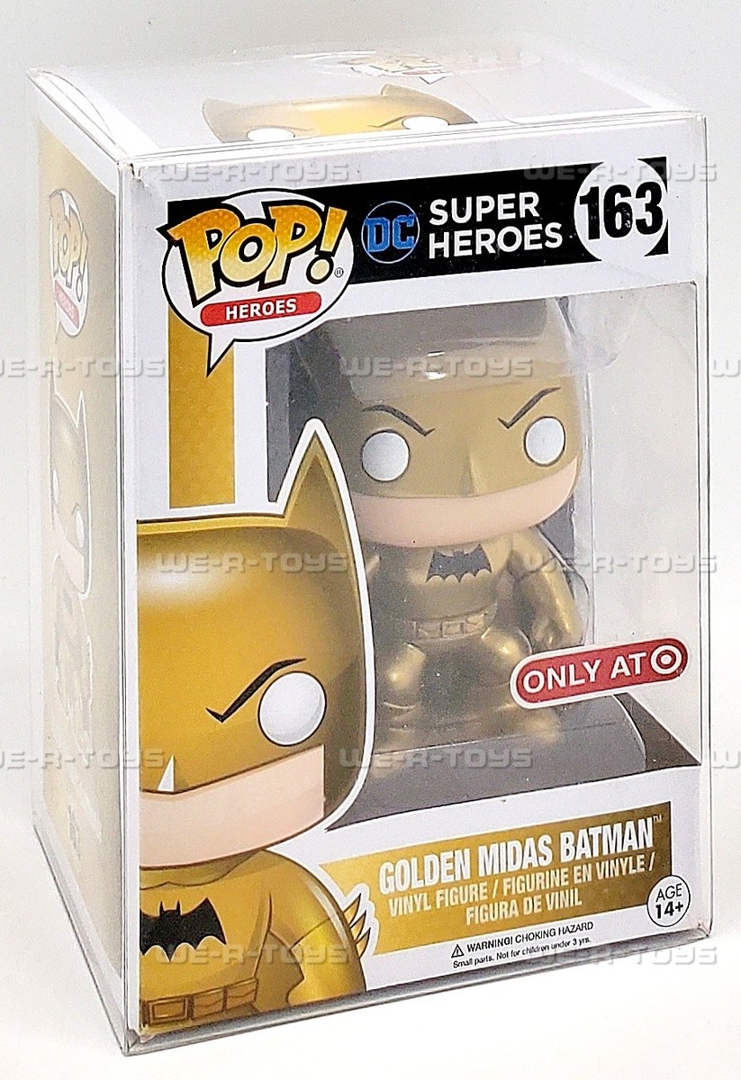 Funko POP Vinyl Figure DC Super Heroes Golden Midas Batman 163