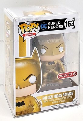 Funko POP Vinyl Figure DC Super Heroes Golden Midas Batman 163