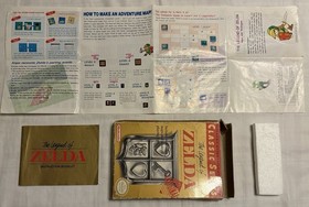 The Legend of Zelda (Nintendo Entertainment System NES) SOLO CAJA, MANUAL Y MAPA