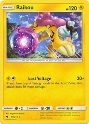 Raikou 79/214 Lost Thunder Rare