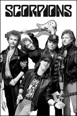 The Scorpions 80s Heavy Metal Band Studio Portrait Refrigerator Magnet  2x3