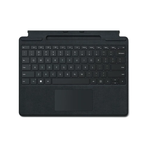 Microsoft Surface Pro 8/X Alcantara Tastatur Schwarz QWERTZ - Wireless