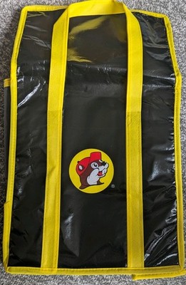 Buc-ee s isolierte Kühltasche/Tasche   schwarz & gelb | Original US-Import