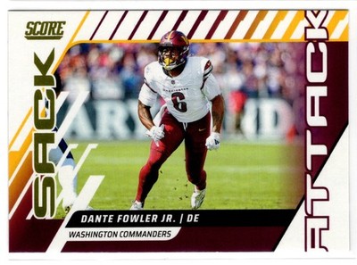2025 Score #14 Dante Fowler Jr. Sack Attack Gold