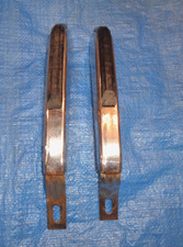 1971- 1972 Dodge Charger Rear Bumper Guards 1-pr Good Orig Cores For Re-chroming