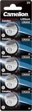 5 Camelion Cr2032 Batteries Lithium 3V Button Cell Cr2032-Bp5 5Bl Exp 2033 New