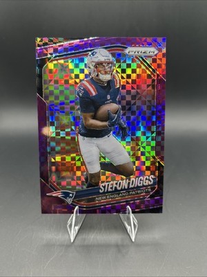 2025 Panini Prizm Stefon Diggs Purple Power Prizm/49 Patriots 🔥