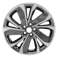 65010 Reconditioned OEM Aluminum Wheel 19x7 Gloss Black Machined and Painted