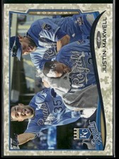 2014 Topps #594 Justin Maxwell Camo Camo