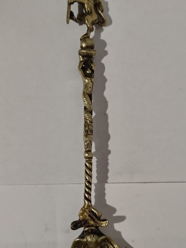 Vintage Italian Decorative Brass Serving Spoon - Picture 4 of 9