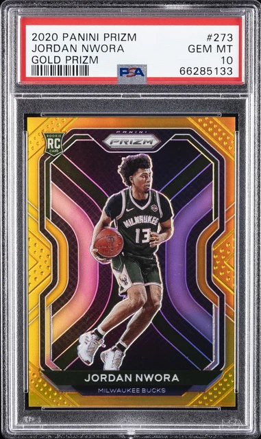 2020 Panini Prizm Gold Prizm #273 Jordan Nwora 4/10 PSA 10