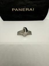 Panerai 22mm Folding Deployment BDR Buckle Polished Stainless Steel Swiss OEM