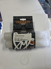 S&M BMX bike Grips PASSERO CLEAR Flangeless FIT ODI usa made Fly Kink Sunday NEW