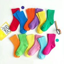 1 Pairs Warm Winter Baby Girls Socks Cotton Kids Socks Solid Color Newborn Toddl