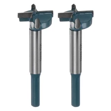 2pcs Forstner Drill Bit 25mm (1") Carbide Wood Hinge Hole Opener Hex Shank