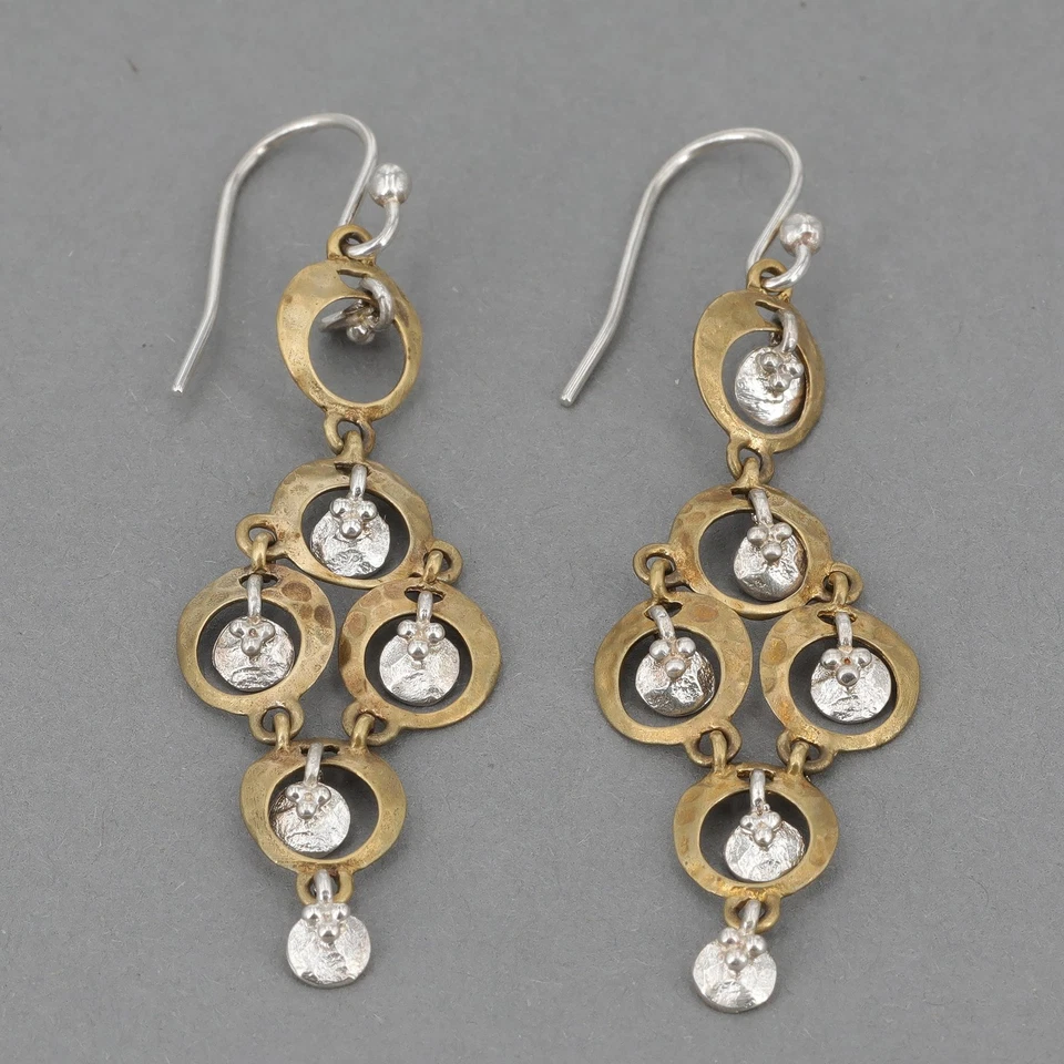 Pendientes de araña Silpada retirados oxidados de latón y ley sensuales W2239 Foto 2 de 4