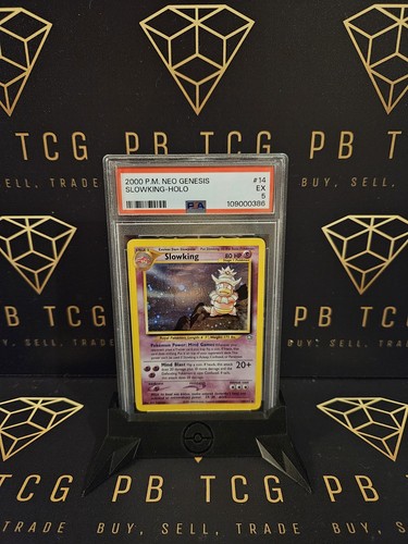 Slowking 14/111 Neo Genesis Holo Card PSA 5 - Picture 1 of 2