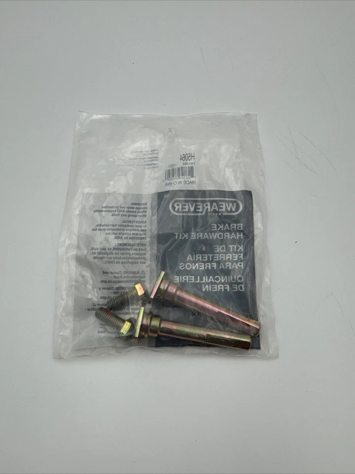 Kit de pasador guía de pinza de freno de disco Carquest Wearever: H5064 Foto 3 de 4