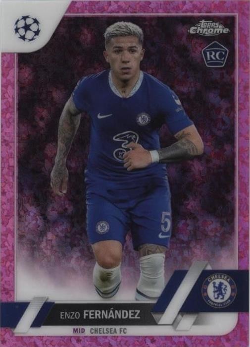 2022-23 Topps Chrome UEFA Club Competitions Enzo Fernández #158
