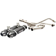 TRINITY RACING 1830-0416 TR-4112D-BK Stage 5 Exhaust System Dual Exhaust - Black