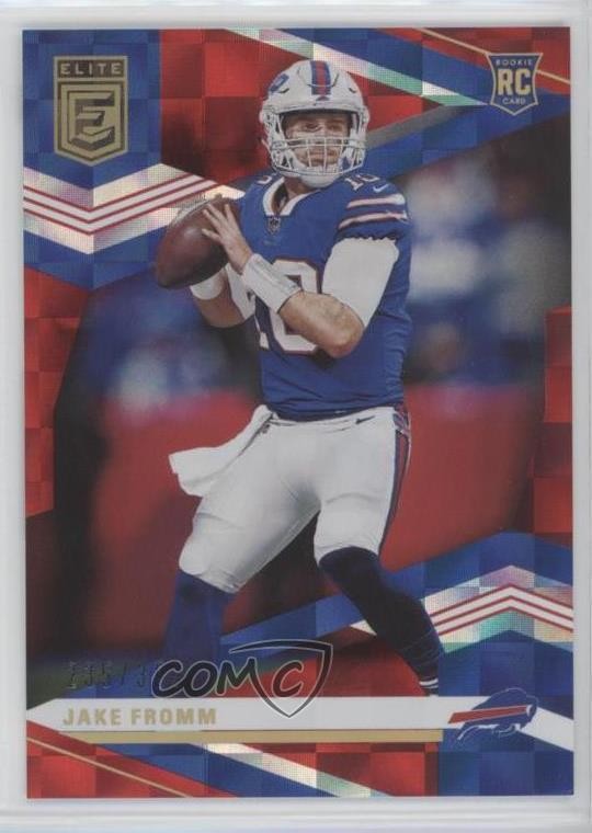 2020 Panini Chronicles Elite Update Red 235/399 Jake Fromm #209 Rookie RC ng3