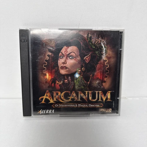 Arcanum of Steamworks & Magick Obscura Sierra Windows 95 / 98 PC CD-ROM Game
