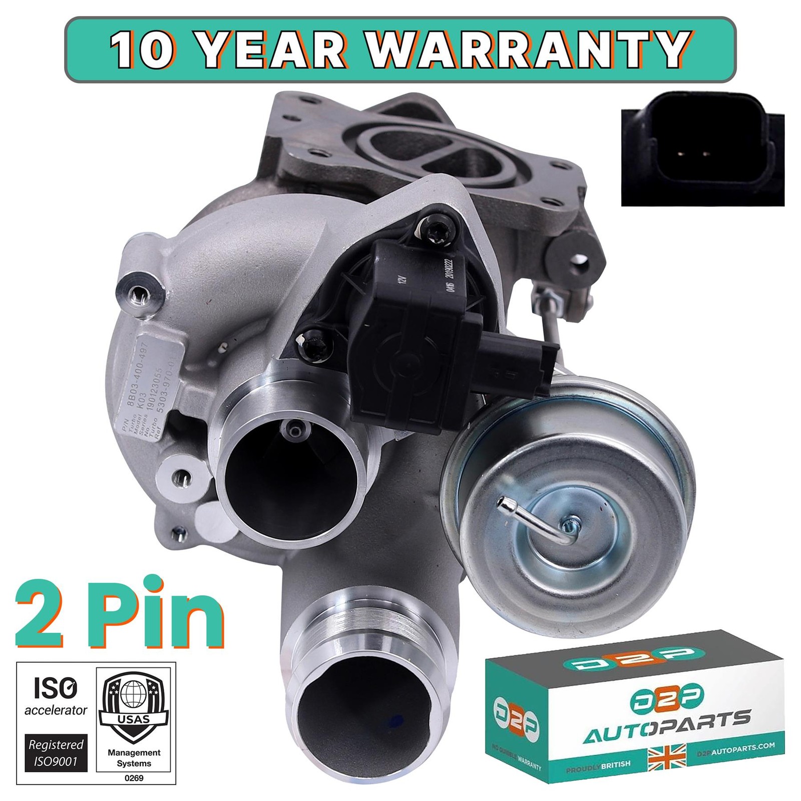 TURBOCHARGER FOR MINI R55 R56 R57 R58 R59 R60 R61 COOPER S CLUBMAN CONVERTIBLE